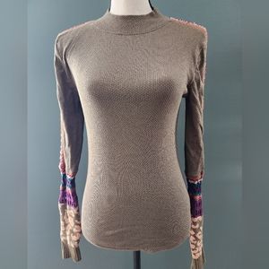 Free People Thermal Knit Blouse